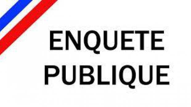 Bandeau « Enquête publique » aux couleurs tricolores