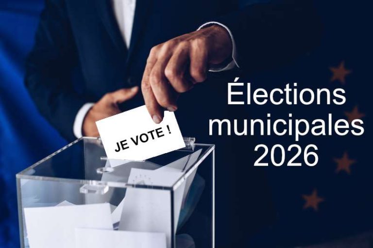 Un électeur glissant son bulletin « Je vote » dans l'urne, élections municipales 2026
