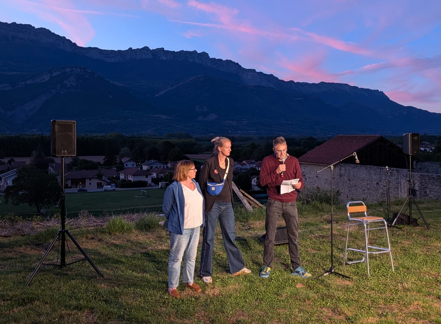 Mot d'accueil de la soirée Playback FM au Manoir de Vaubonnais